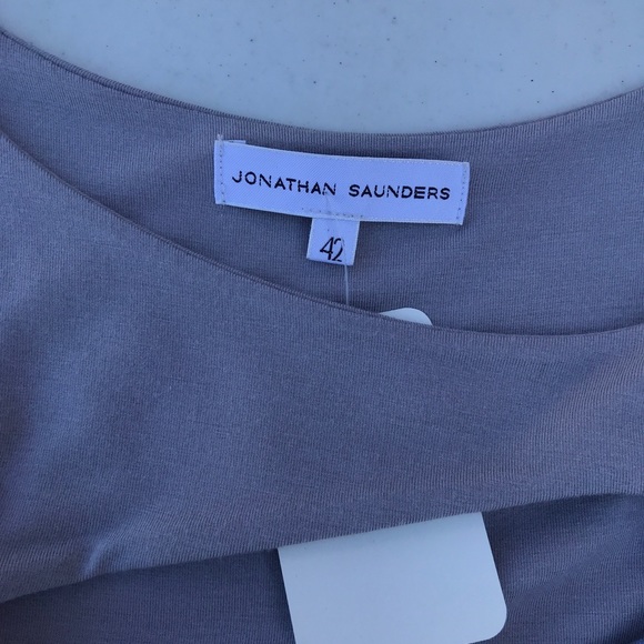 Jersey double layer color block dress - Picture 4 of 5